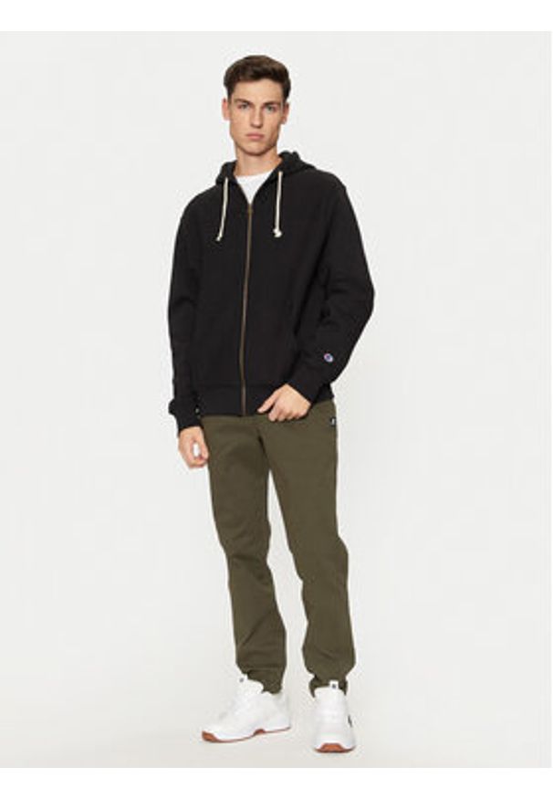 Champion Bluza 220706 Czarny Relaxed Fit. Kolor: czarny. Materiał: bawełna