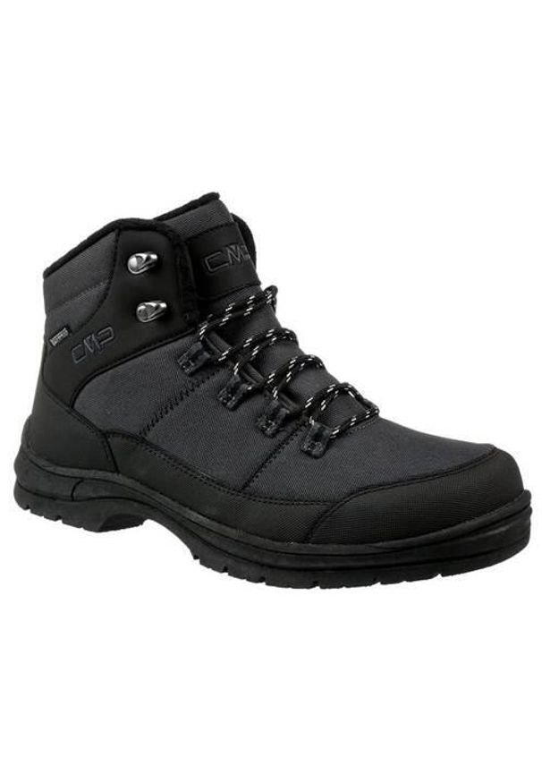Buty trekkingowe męskie CMP Annuuk WP. Wysokość cholewki: za kostkę. Zapięcie: sznurówki. Kolor: czarny, wielokolorowy. Materiał: syntetyk, materiał. Szerokość cholewki: normalna. Sport: turystyka piesza