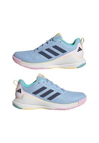 Adidas - Damskie buty halowe adidas Novaflight 2. Kolor: niebieski. Sport: siatkówka, fitness, piłka ręczna #2