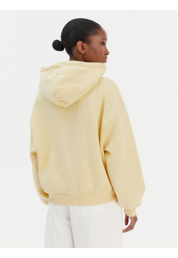 TOMMY HILFIGER - Tommy Hilfiger Bluza Corp Logo WW0WW47832 Żółty Regular Fit. Kolor: żółty. Materiał: bawełna, syntetyk