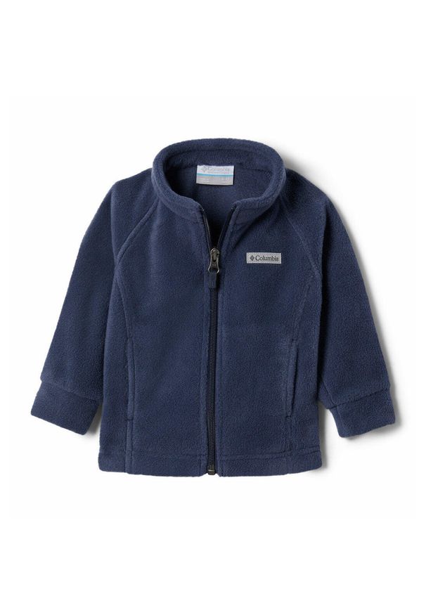 columbia - Polar Turystyczny Rozpinany Dziecięcy Columbia Benton Springs Fleece. Kolor: niebieski. Materiał: poliester. Sport: turystyka piesza
