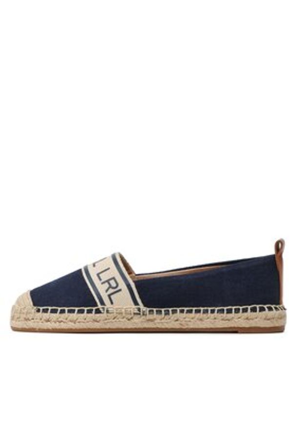 Lauren Ralph Lauren Espadryle Caylee II 802891448001 Granatowy. Kolor: niebieski. Materiał: materiał