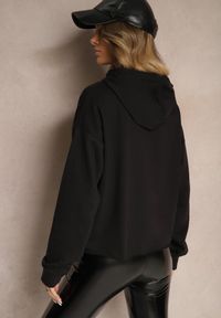 Renee - Czarna Bluza Palanthe. Typ kołnierza: kaptur. Kolor: czarny. Długość rękawa: długi rękaw. Długość: długie. Styl: sportowy #4
