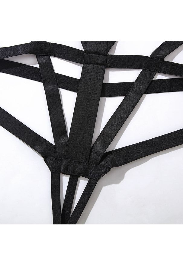 Intica - Body z elastycznym materiałem i szerokimi pasami na wieczorne wyjścia Calida. Kolor: czarny. Materiał: materiał