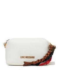 Love Moschino - LOVE MOSCHINO Torebka JC4307PP0MK1110A Biały. Kolor: biały. Materiał: skórzane