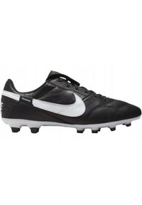 Buty do piłki nożnej męskie Nike Premier III FG. Zapięcie: sznurówki. Kolor: czarny. Materiał: materiał. Szerokość cholewki: normalna. Sport: piłka nożna