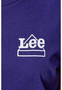 Lee - LEE MINI LOGO TEE DAMSKI T-SHIRT KOSZULKA Z KRÓTKIM RĘKAWEM BLUEPRINT L44KEPLH. Długość rękawa: krótki rękaw. Długość: krótkie