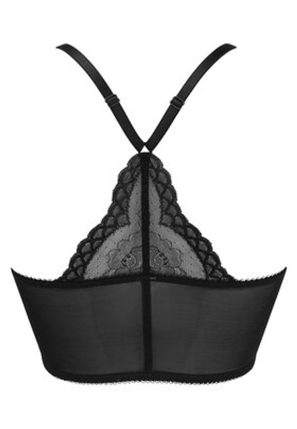 Gossard Biustonosz braletka Superboost Deep V 7718 Czarny. Kolor: czarny. Materiał: syntetyk