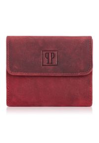 Portmonetka damska czerwona PAOLO PERUZZI T-11-RD. Kolor: czerwony. Materiał: skóra #1