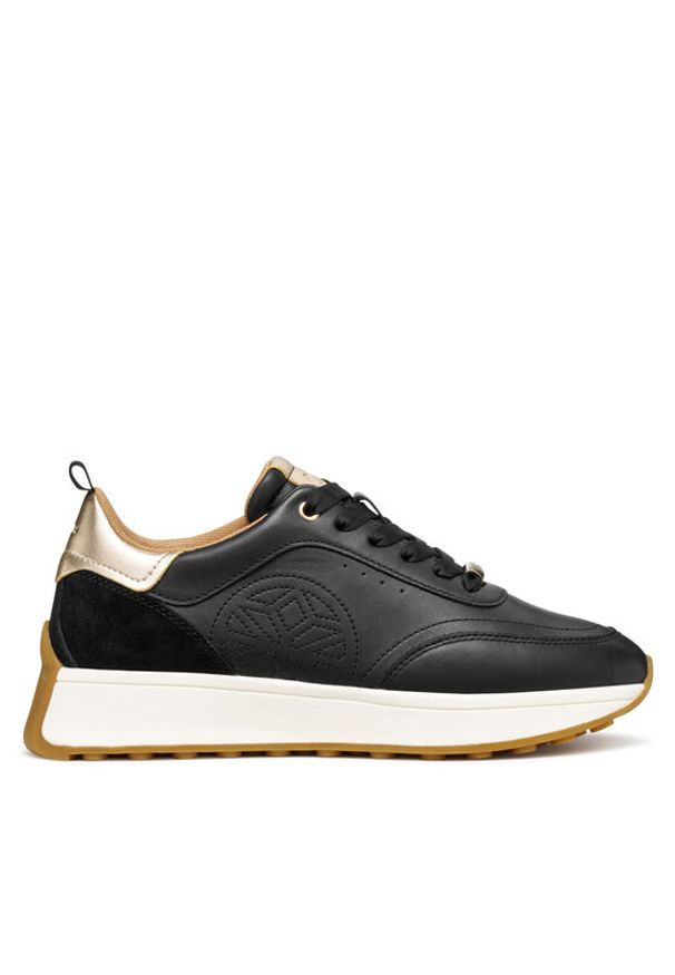 Geox Sneakersy D Amabel D56MDA 08522 C9999 Czarny. Kolor: czarny. Materiał: skóra