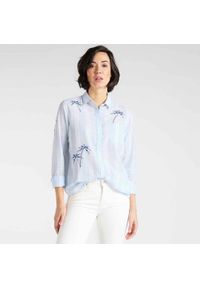 Lee - LEE ONE POCKET SHIRT DAMSKA KOSZULA SKY BLUE L45TIMNR 112110555