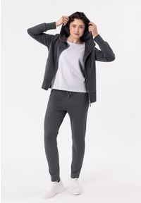 Volcano - Spodnie dresowe N-JENIS. Materiał: dresówka. Wzór: gładki #1