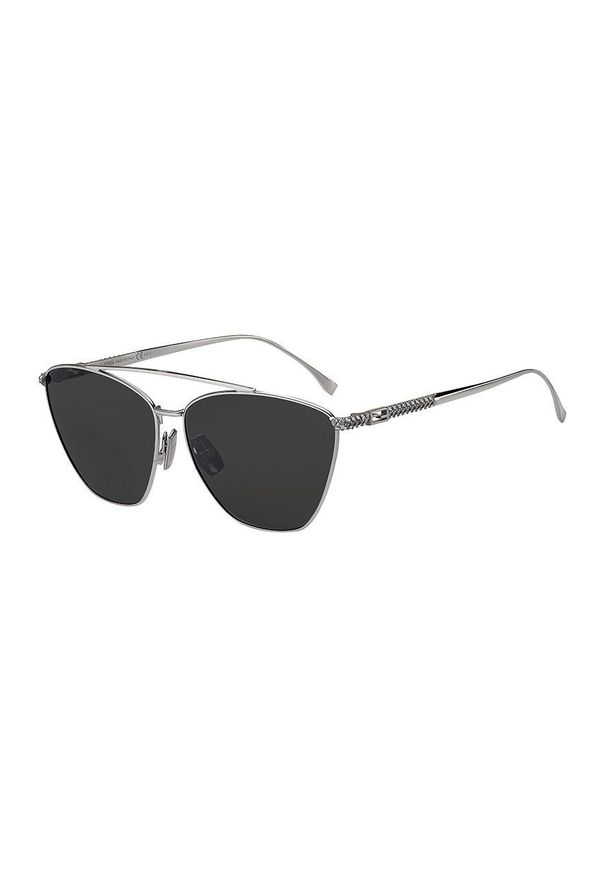 Fendi Okulary przeciwsłoneczne damskie kolor czarny. Kolor: czarny