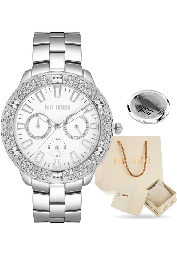 Zegarek damski Paul Lorens - NAOMI-3C1 Z GRAWEREM