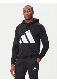 Adidas - adidas Dres Big Logo French Terry JX5551 Czarny Regular Fit. Kolor: czarny. Materiał: bawełna #3