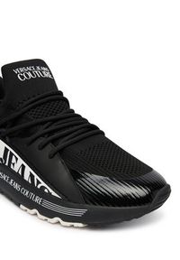 Versace Jeans Couture Sneakersy 80YA3SA3 Czarny. Kolor: czarny. Materiał: materiał #2