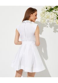 SELF PORTRAIT - Biała sukienka mini z koronką. Kolor: biały. Materiał: koronka. Wzór: koronka. Typ sukienki: dopasowane. Długość: mini #5