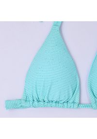 Intica - Bikini wiązane z regulowanymi ramiączkami na plażę i basen Deena. Kolor: niebieski. Materiał: materiał #3