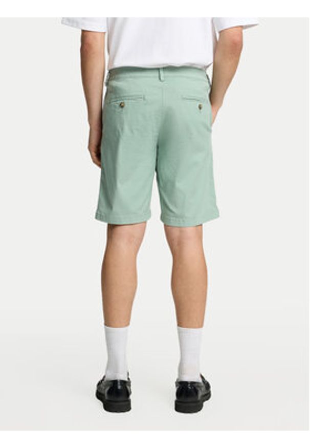 Selected Homme Szorty materiałowe Miles 16092329 Zielony Slim Fit. Kolor: zielony. Materiał: bawełna