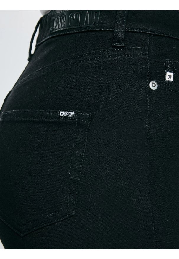 Big-Star - Jeansy damskie czarne Adela Bootcut 908. Kolor: czarny