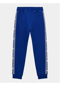 Guess Spodnie dresowe L2YQ48 K6ZS1 Niebieski Regular Fit. Kolor: niebieski. Materiał: bawełna #3