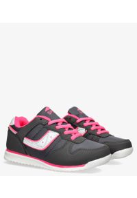 Casu - Szare buty sportowe sznurowane casu ld11c-14. Kolor: szary, różowy, wielokolorowy #1