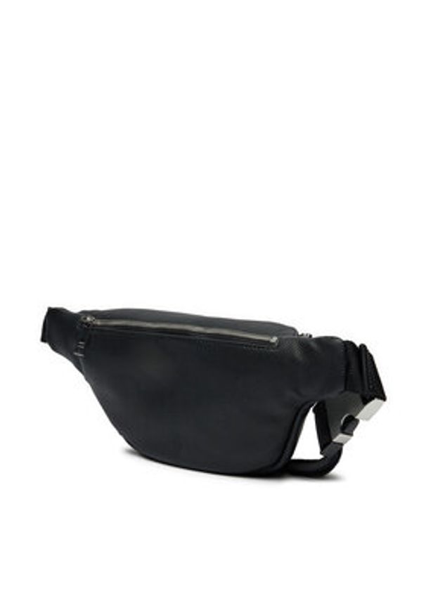 BOSS - Boss Saszetka nerka Ray 50523434 Czarny. Kolor: czarny. Materiał: skóra