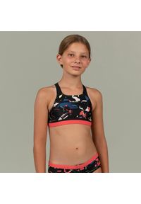 NABAIJI - Góra stroju pływackiego dla dzieci Nabaiji Kamyleon Spor. Kolor: różowy, wielokolorowy, czarny. Materiał: materiał #1