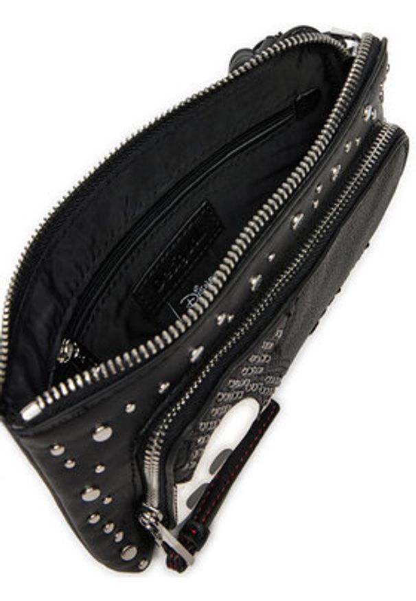 Desigual Portfel 24WAYP35 Czarny. Kolor: czarny. Materiał: skóra