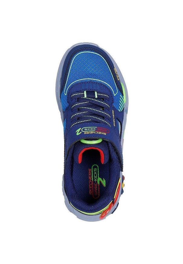skechers - Adidasy Skechers Gametronix 2.0, Dzieci. Okazja: na co dzień. Kolor: niebieski. Materiał: materiał