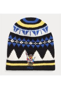 Czapka Polo Ralph Lauren 455898807001 Black Multi. Materiał: wełna, materiał #1