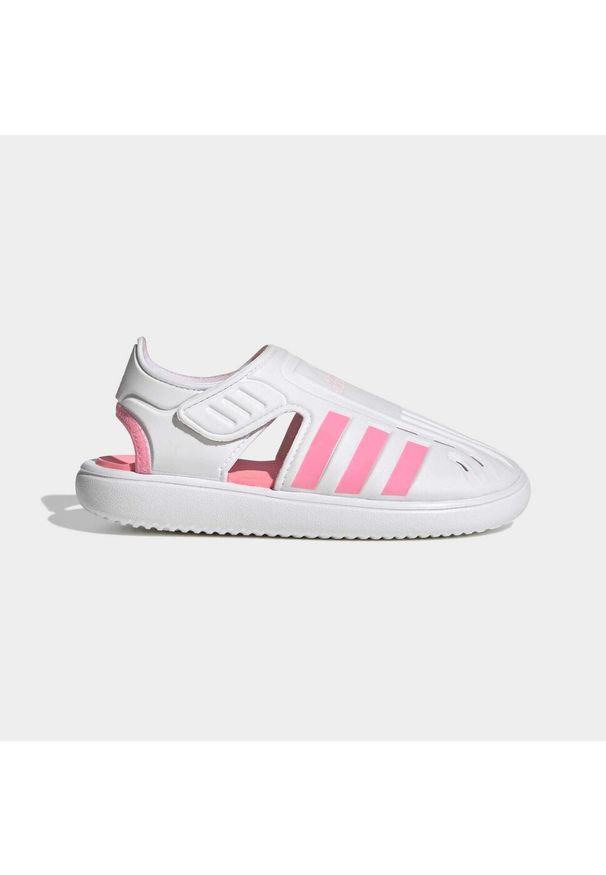 Adidas - Summer Closed Toe Water Sandals. Kolor: różowy, biały, wielokolorowy. Styl: sportowy