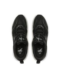 Calvin Klein Jeans Sneakersy Retro Tennis Oversized Mesh YM0YM00636 Czarny. Kolor: czarny. Materiał: materiał #3