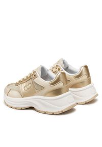 Liu Jo Sneakersy Eva 02 BA5065 PX620 Złoty. Kolor: złoty. Materiał: materiał