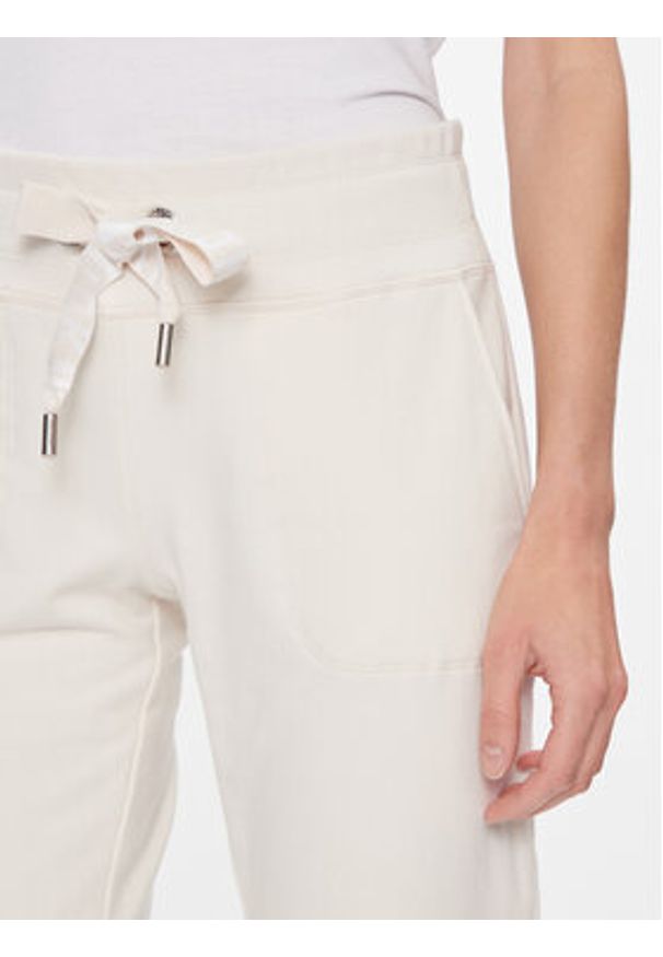 DKNY Sport Spodnie dresowe DP2P1917 Beżowy Classic Fit. Kolor: beżowy. Materiał: bawełna