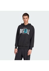 Adidas - Bluza z kapturem Mercedes - AMG Petronas Formula One Team George Russell. Typ kołnierza: kaptur. Kolor: czarny