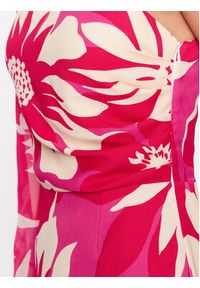 Morgan Sukienka koktajlowa 231-ROUSSE.F Różowy Regular Fit. Kolor: różowy. Materiał: syntetyk. Styl: wizytowy #5