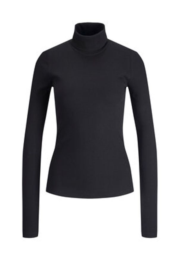 JJXX Golf 12214690 Czarny Stretch Fit. Typ kołnierza: golf. Kolor: czarny. Materiał: bawełna