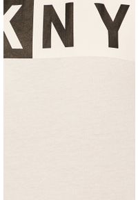 DKNY - Dkny t-shirt DP8T5894 damski kolor biały. Okazja: na co dzień. Kolor: biały. Materiał: dzianina. Styl: casual #3