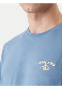 Guess Jeans T-Shirt M6GIB7 K8HM0 Niebieski Regular Fit. Kolor: niebieski. Materiał: bawełna #2