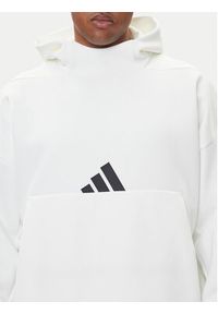 Adidas - adidas Bluza Z.N.E. JF2454 Biały Loose Fit. Kolor: biały. Materiał: bawełna #3