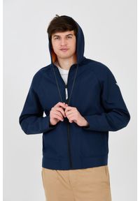 Guess - GUESS Granatowa męska bluza rozpinana z kapturem, Rozmiar M. Typ kołnierza: kaptur. Kolor: niebieski #5