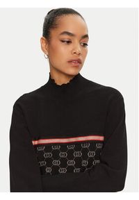 Liu Jo Sport Sukienka dzianinowa TF4227 MS63L Czarny Regular Fit. Kolor: czarny. Materiał: syntetyk. Typ sukienki: sportowe. Styl: sportowy #3