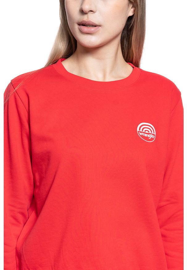 Wrangler - WRANGLER CREW SWEAT LOLLIPOP RED W6Z1HYXSK 112130859