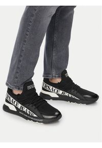 Versace Jeans Couture Sneakersy 80YA3SA3 Czarny. Kolor: czarny. Materiał: materiał #1