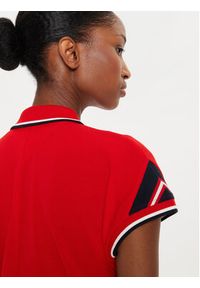 TOMMY HILFIGER - Tommy Hilfiger Sukienka codzienna WW0WW41269 Czerwony Regular Fit. Okazja: na co dzień. Kolor: czerwony. Materiał: bawełna. Typ sukienki: proste. Styl: casual