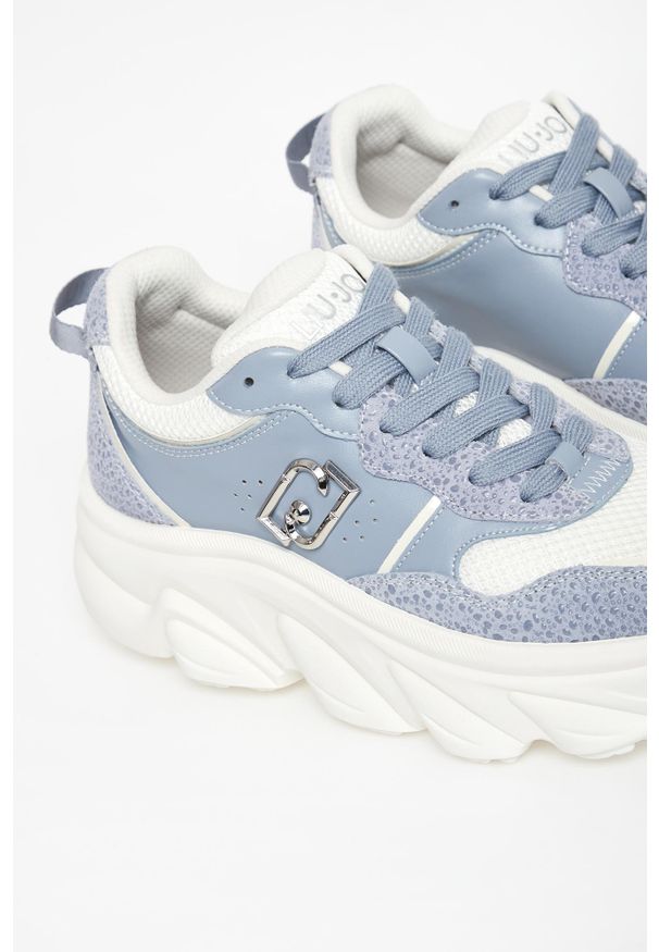 Liu Jo - Sneakersy damskie skórzane LIU JO. Materiał: skóra