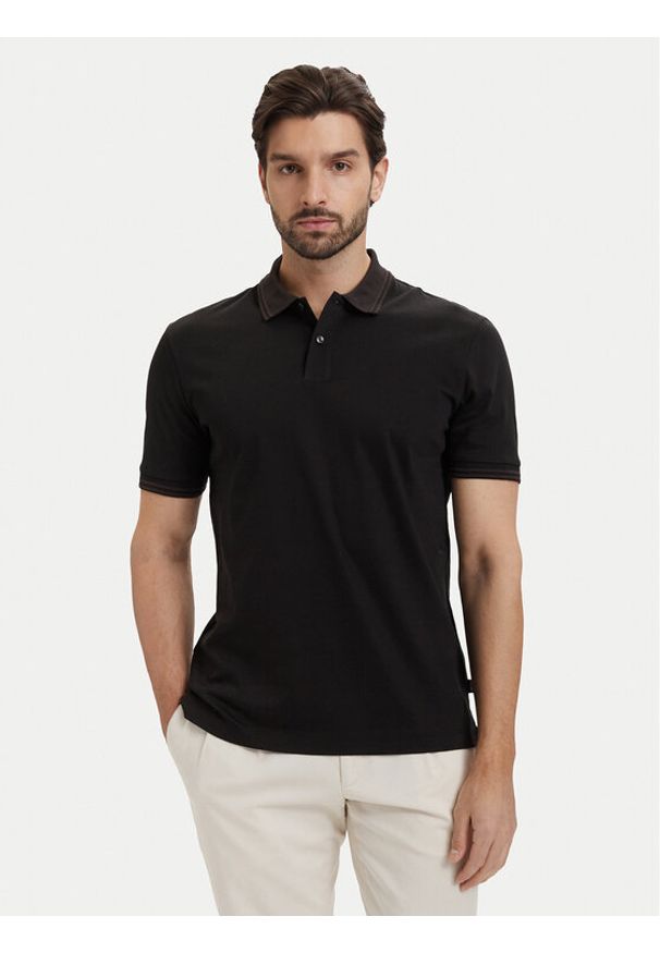 BOSS Polo H-Phillipson 238 50559654 Czarny Regular Fit. Typ kołnierza: polo. Kolor: czarny. Materiał: bawełna