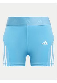 Adidas - adidas Szorty sportowe Hyperglam IR5526 Błękitny Slim Fit. Kolor: niebieski. Materiał: syntetyk #5