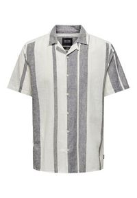 Only & Sons Koszula 22026109 Biały Regular Fit. Kolor: biały. Materiał: bawełna